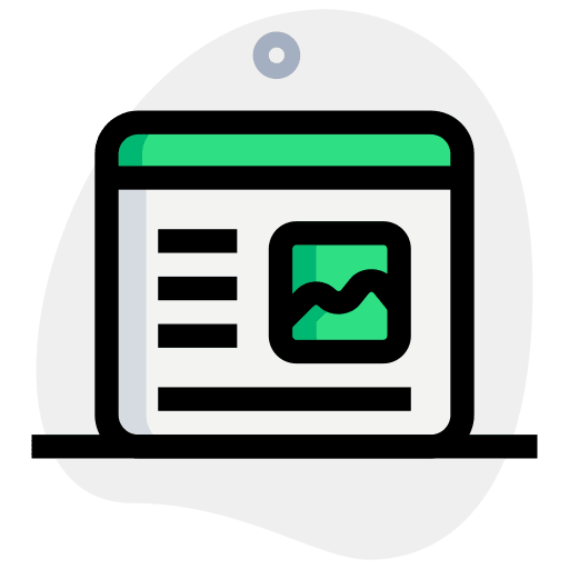 Web page select image picture size icon