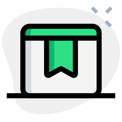 Bookmark badge browser seo and web icon