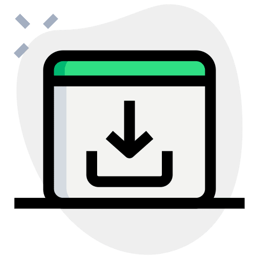 Direct download direct download down arrow seo and web icon