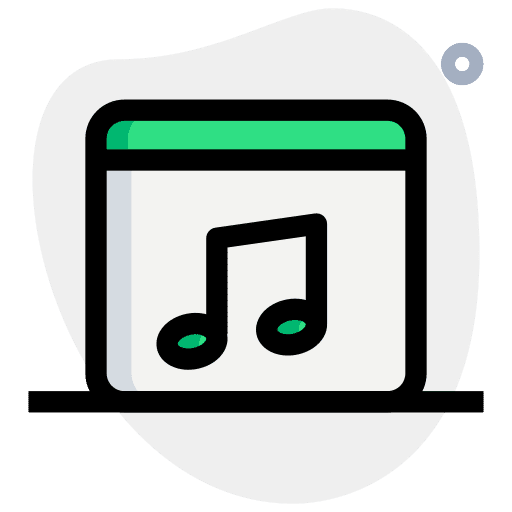 Song music player musical note quaver icon