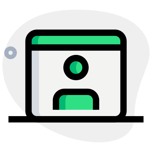 User profile seo and web brand social network icon