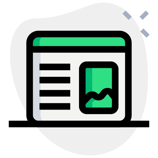 Picture profile seo and web web page icon