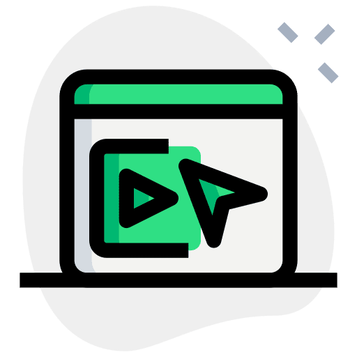 Play play button seo and web play icon