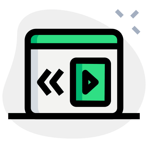 Reverse arrow arrows movie reverse icon