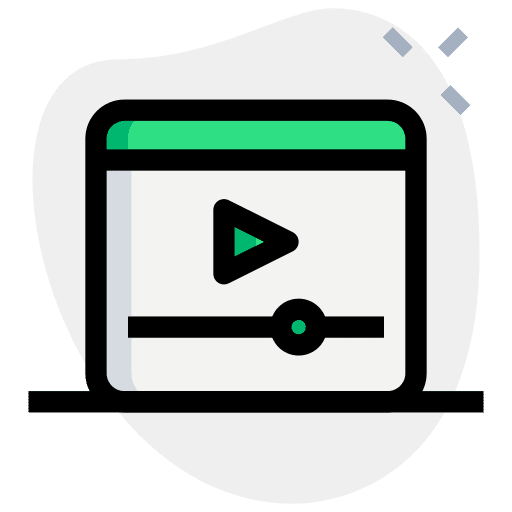 Seek seo and web bar video player icon
