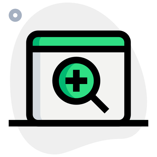 Zoom in desktop page zoom icon