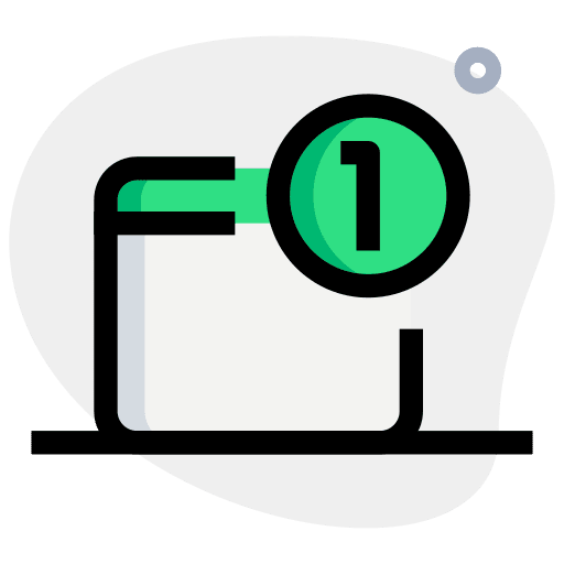 Alert chat seo and web notification icon