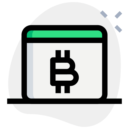 Cryptocurrency coin blockchain currency icon