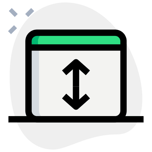 Arrows up down down sort icon