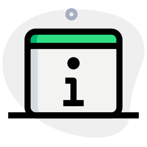 Info info aid seo and web icon