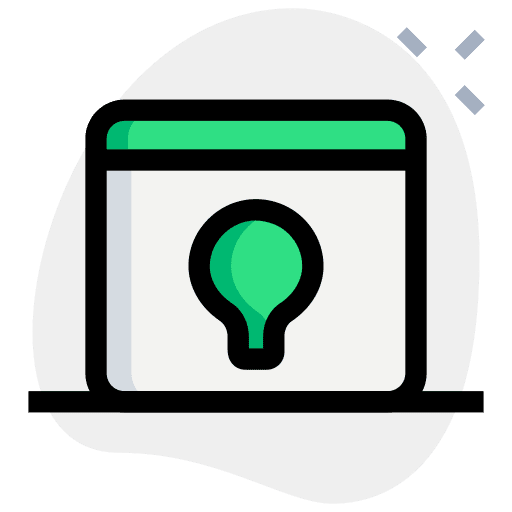 Internet idea education learning icon