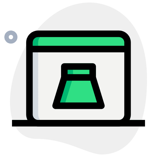 Landing pages www seo and web browser icon