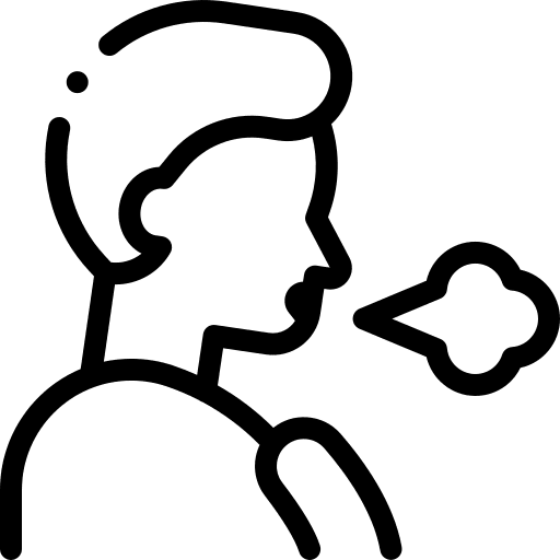 Difficulty breathing difficulty breathing sickness illness icon