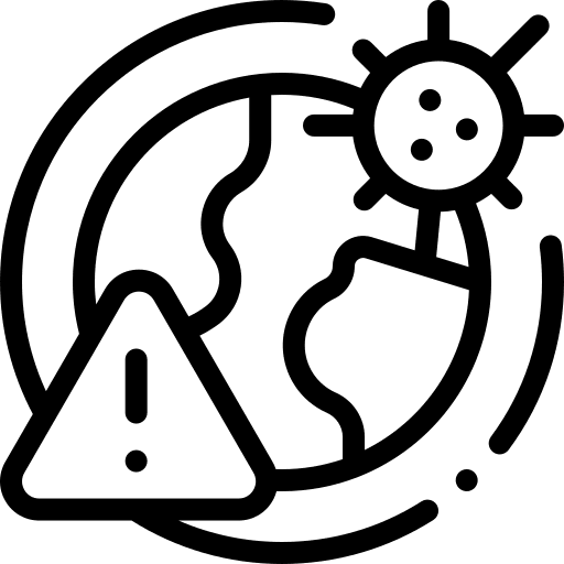 Emergency bacteria healthcare and medical virus icon