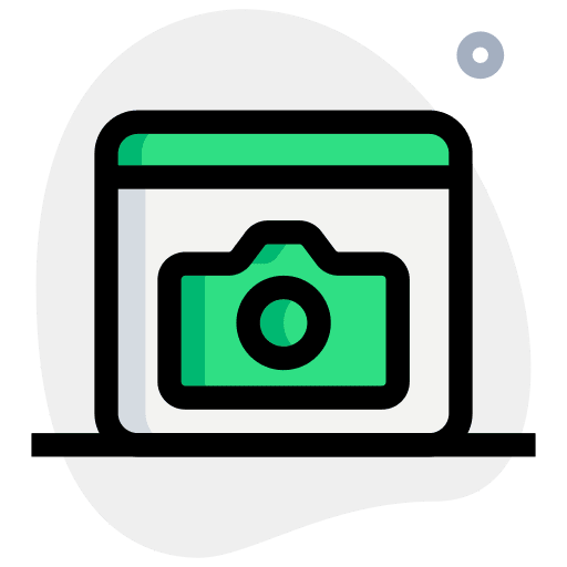 Photography seo and web internet photography icon