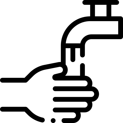 Hand wash hands and gestures hygiene hand wash icon