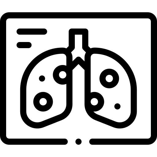 Lungs breath healthcare and medical respiration icon