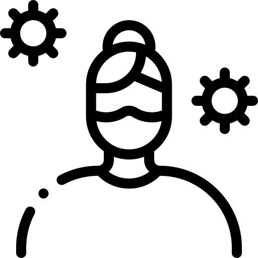 Medical mask mask avatar coronavirus icon