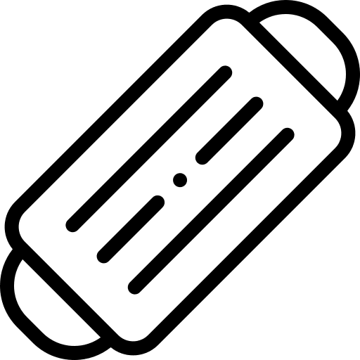 Medical mask pharmacy doctor face icon