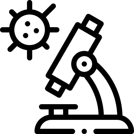 Coronavirus covid 19 biology healthcare and medical icon