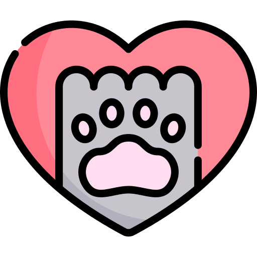 Paw animals paw cat icon