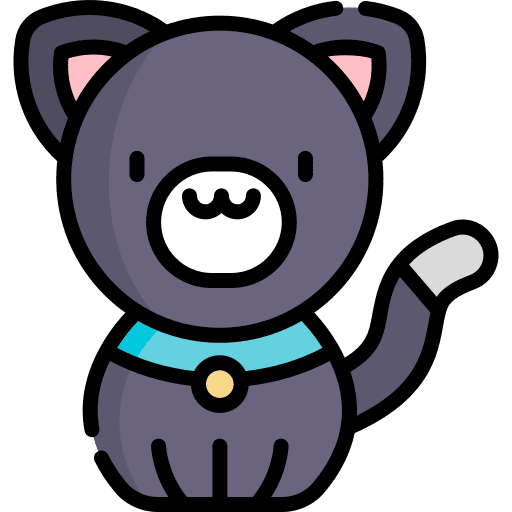 Cat animals mammal cute icon