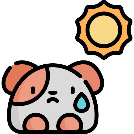 Dog hydratation animals water icon