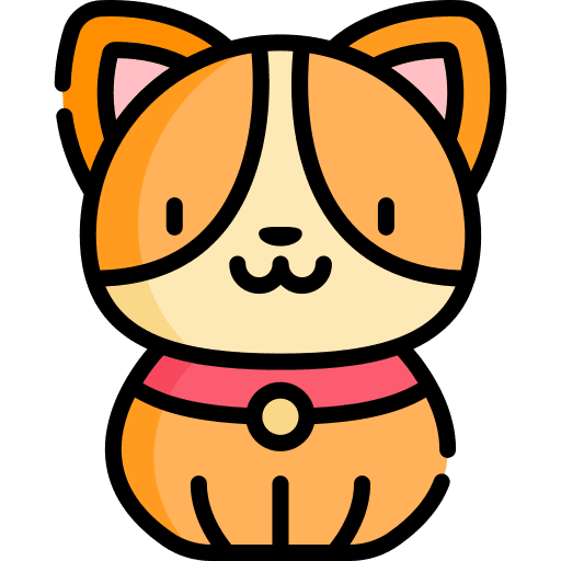 Dog pet puppy mammal icon