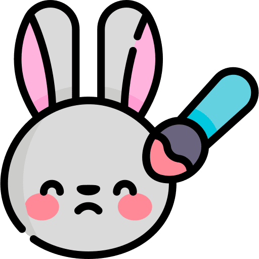 Animal testing animal kingdom makeup rabbit icon