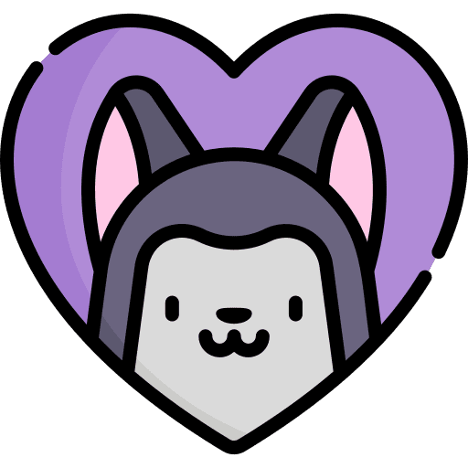 Pets heart animals dog icon