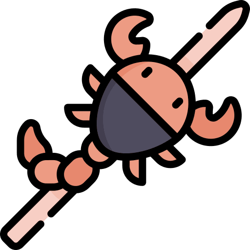 Scorpion scorpion animals food icon