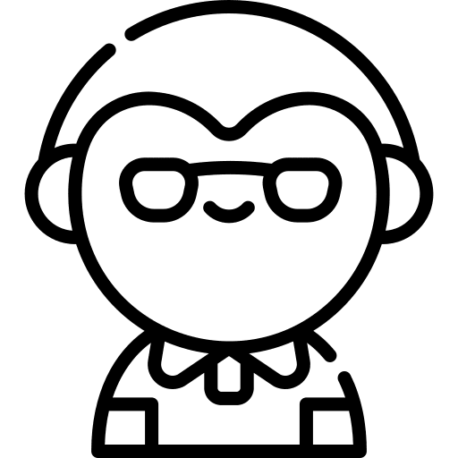 Boy sunglasses user profile icon