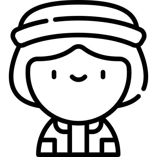 Girl cap person young icon