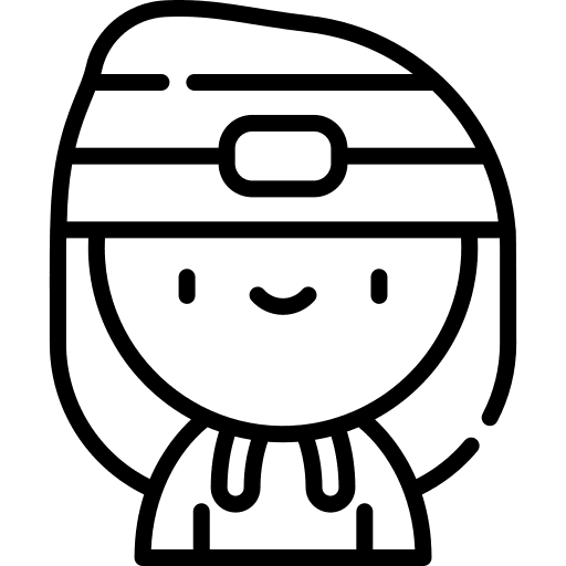 Girl girl cap profile icon