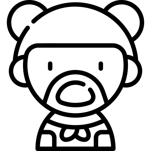 Girl person profile young icon