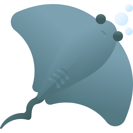 Manta ray aquatic sea life manta ray icon
