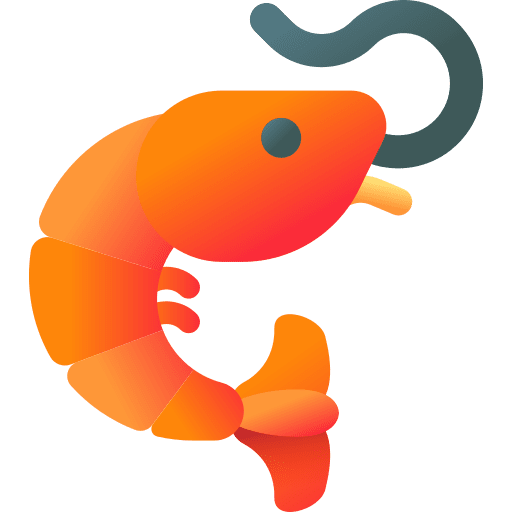 Shrimp shrimp animals shellfish icon