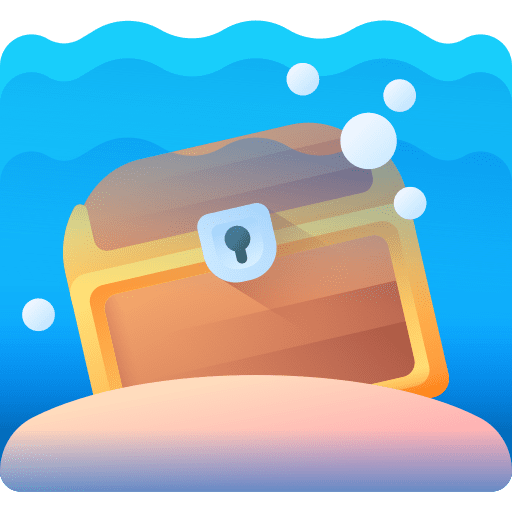 Treasure chest money business and finance chest icon