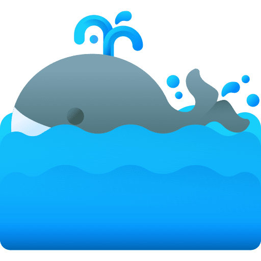 Whale nature whale wildlife icon