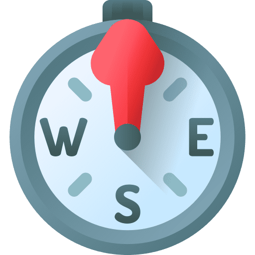 Compass cardinal points compass orientation icon