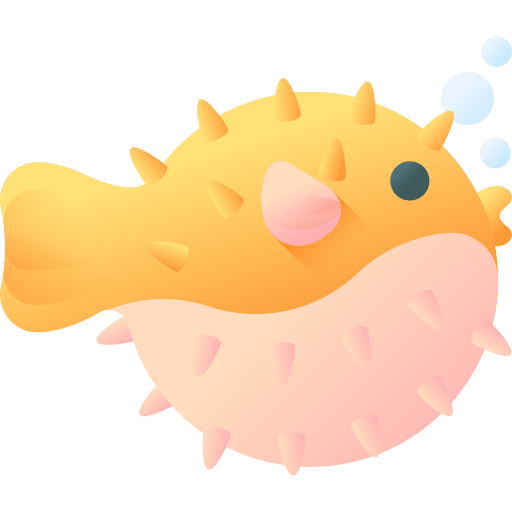 Fugu nature animal sea icon