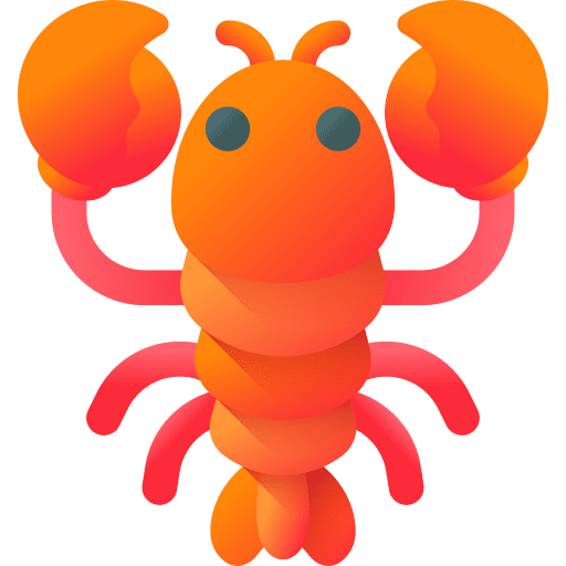 Lobster gastronomy sea food sea life icon