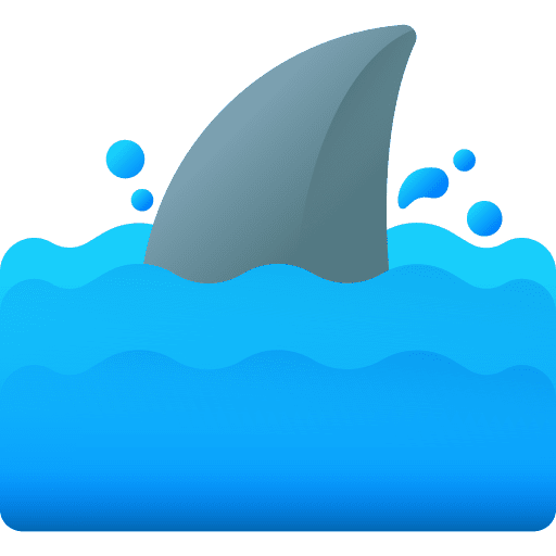 Shark aquatic animals animal icon