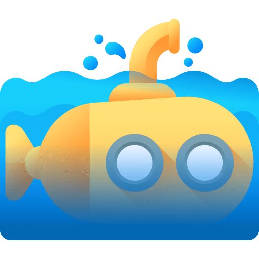 Submarine navigation miscellaneous submarine icon