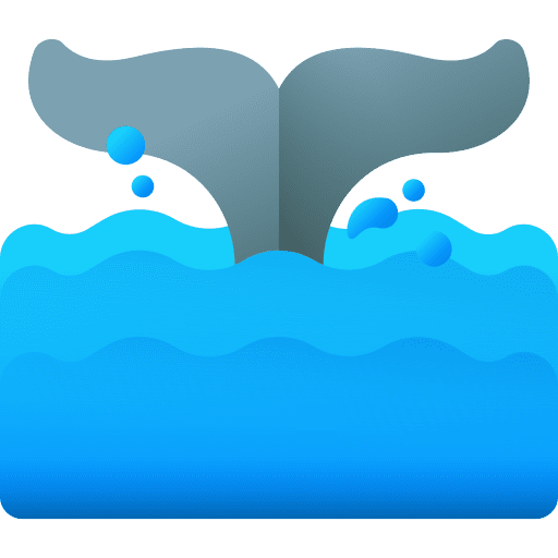 Whale animal kingdom animals sea icon