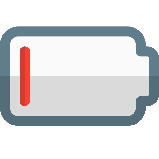 Low technology electronics energy storage icon