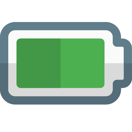 Smartphone charger battery level battery status technology icon
