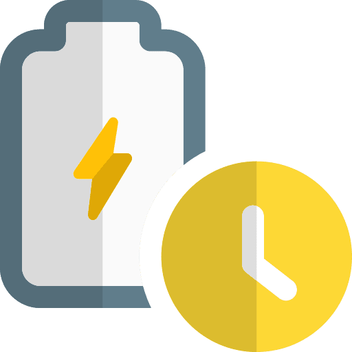 Delay electronics technology energy icon