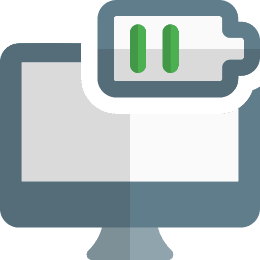 Desktop electronics monitor ui icon