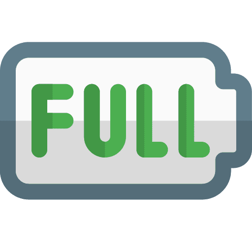 Full full electronics battery status icon